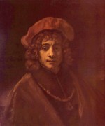 Rembrandt  - Bilder Gemälde - Portrait des Titus