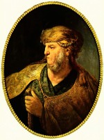 Bild:Portrait eines Mannes in orientalischer Kleidung (Oval)