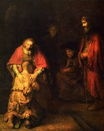 Rembrandt  - Bilder Gemälde - Rückkehr des verlohrenen Sohnes