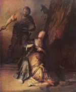 Rembrandt  - Bilder Gemälde - Samson und Dalila