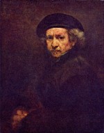 Rembrandt  - Peintures - Autoportrait