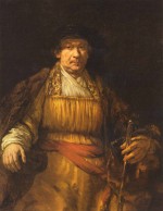 Rembrandt  - Bilder Gemälde - Selbstportrait