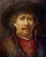 Rembrandt  - Peintures - Autoportrait