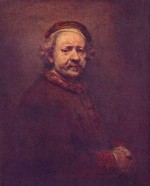 Rembrandt  - Bilder Gemälde - Selbstportrait