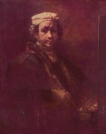 Rembrandt  - Peintures - Autoportrait