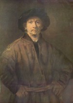 Rembrandt  - Bilder Gemälde - Selbstportrait