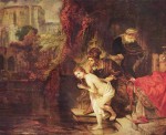 Rembrandt  - paintings - Susanna und die beiden Alten