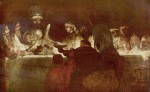 Rembrandt  - Peintures - Conspiration des Bataves