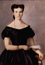 Giovanni Fattori - Bilder Gemälde - Dame mit Fächer