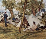 Giovanni Fattori - Peintures - Le camp