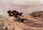 Giovanni Fattori - paintings - Der Steigbuegel