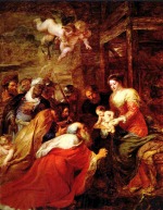 Peter Paul Rubens - Bilder Gemälde - Anbetung der Heiligen Drei Könige