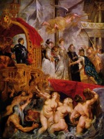 Peter Paul Rubens - paintings - The Landing of Marie de' Médici at Marseilles