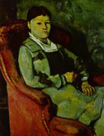 Paul Cezanne  - Bilder Gemälde - Portrait Madame Cezanne