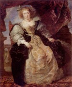 Peter Paul Rubens  - Bilder Gemälde - Portrait der Helene Fourment im Hochzeitsgewand