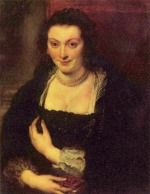 Peter Paul Rubens  - Bilder Gemälde - Portrait der Isabella Brandt