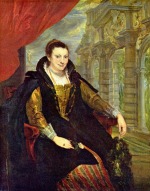 Peter Paul Rubens  - Bilder Gemälde - Portrait der Isabella Brandt