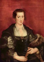 Peter Paul Rubens  - Bilder Gemälde - Portrait der Isabella Brandt