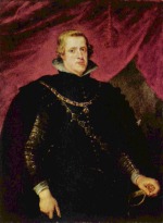 peter paul rubens  - Bilder Gemälde - Portrait des Phillip IV