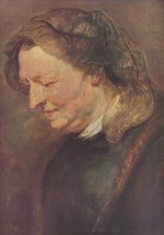 Peter Paul Rubens  - Bilder Gemälde - Portrait einer alten Frau