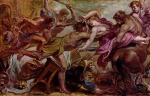 Peter Paul Rubens  - Bilder Gemälde - Raub der Hippodameia