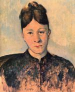 Paul Cézanne  - Peintures - Portrait de Mme Cézanne