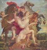 peter paul rubens  - Bilder Gemälde - Raub der Töchter des Leukippos