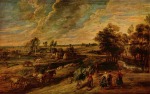 Peter Paul Rubens  - Bilder Gemälde - Rückkehr der Bauern vom Feld