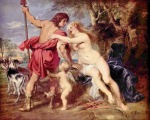 Peter Paul Rubens  - Bilder Gemälde - Venus und Adonis