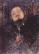 Amadeo Modigliani - Bilder Gemälde - Portrait des Diego Rivera