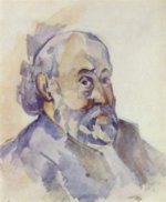 Paul Cezanne  - Bilder Gemälde - Selbstportrait