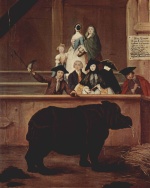 Pietro Longhi - Bilder Gemälde - Das Rhinozeros