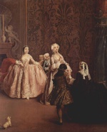 Pietro Longhi  - Bilder Gemälde - Presentation