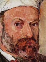 Paul Cézanne  - Peintures - Autoportrait