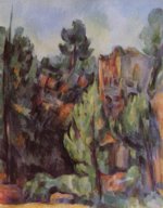 Paul Cezanne  - Bilder Gemälde - Steinbruch bei Bibemus