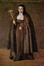 Diego Velazquez - Bilder Gemälde - Portrait der Mutter Jeronima de la Fuente