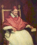 Diego Velazquez  - Bilder Gemälde - Portrait des Papstes Innozenz X.