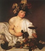 Michelangelo Caravaggio - Peintures - Bacchus