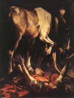 Michelangelo Caravaggio - Bilder Gemälde - Bekehrung Sauli