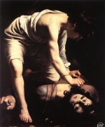 Michelangelo Caravaggio - paintings - David