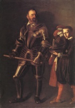 Michelangelo Caravaggio  - Bilder Gemälde - Portrait von Alof de Wignacourt