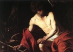 Michelangelo Caravaggio  - Peintures - Saint Jean-Baptiste