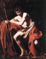 Michelangelo Caravaggio  - Peintures - Saint Jean-Baptiste