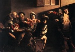 Michelangelo Caravaggio  - Bilder Gemälde - The Calling of St. Matthew