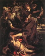 Michelangelo Caravaggio  - Bilder Gemälde - The Conversion of St. Paul