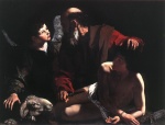 Michelangelo Caravaggio  - Bilder Gemälde - Das Opfer des Isaac