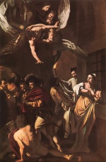 Michelangelo Caravaggio  - Bilder Gemälde - The Seven Acts of Mercy