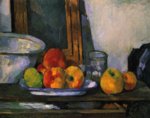 Paul Cezanne  - Bilder Gemälde - Stillleben mit offener Schublade
