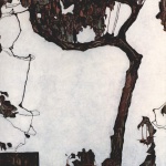 Egon Schiele  - Bilder Gemälde - Pflaumenbaum