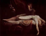 Johann Heinrich Füssli  - Bilder Gemälde - Nachtmahr